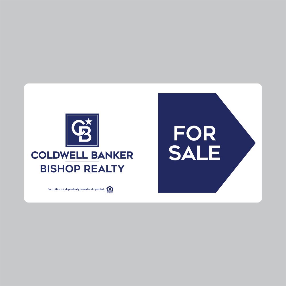 24"w x 12"h Double Sided "FOR SALE" directional sign