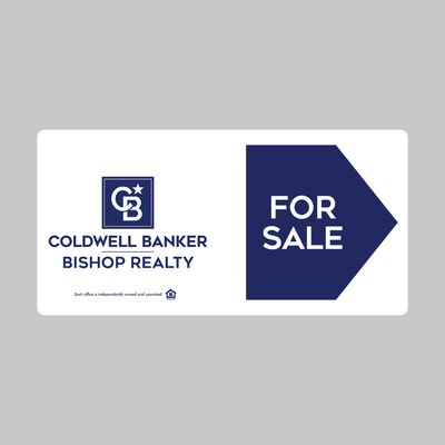 24&quot;w x 12&quot;h Double Sided &quot;FOR SALE&quot; directional sign