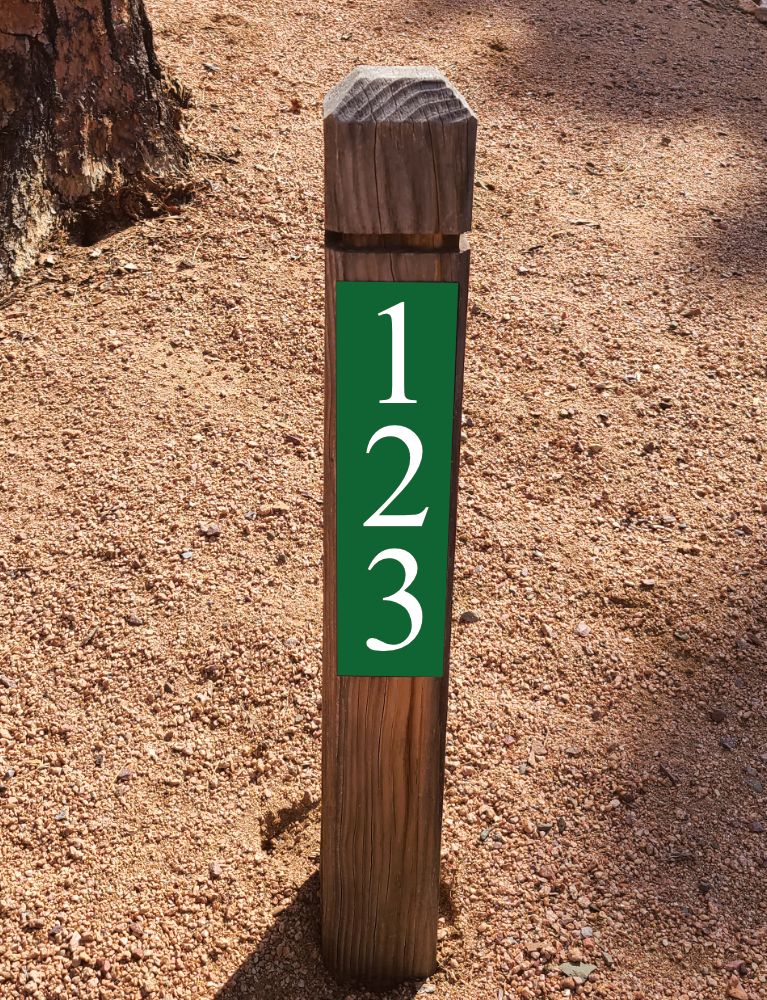 Chaparral Pines Address Sign1