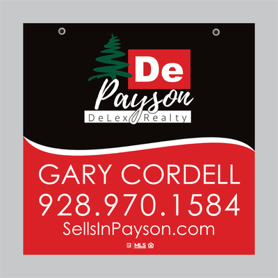 24&quot;x24&quot; GARY CORDEL - Double Sided ACM Sign