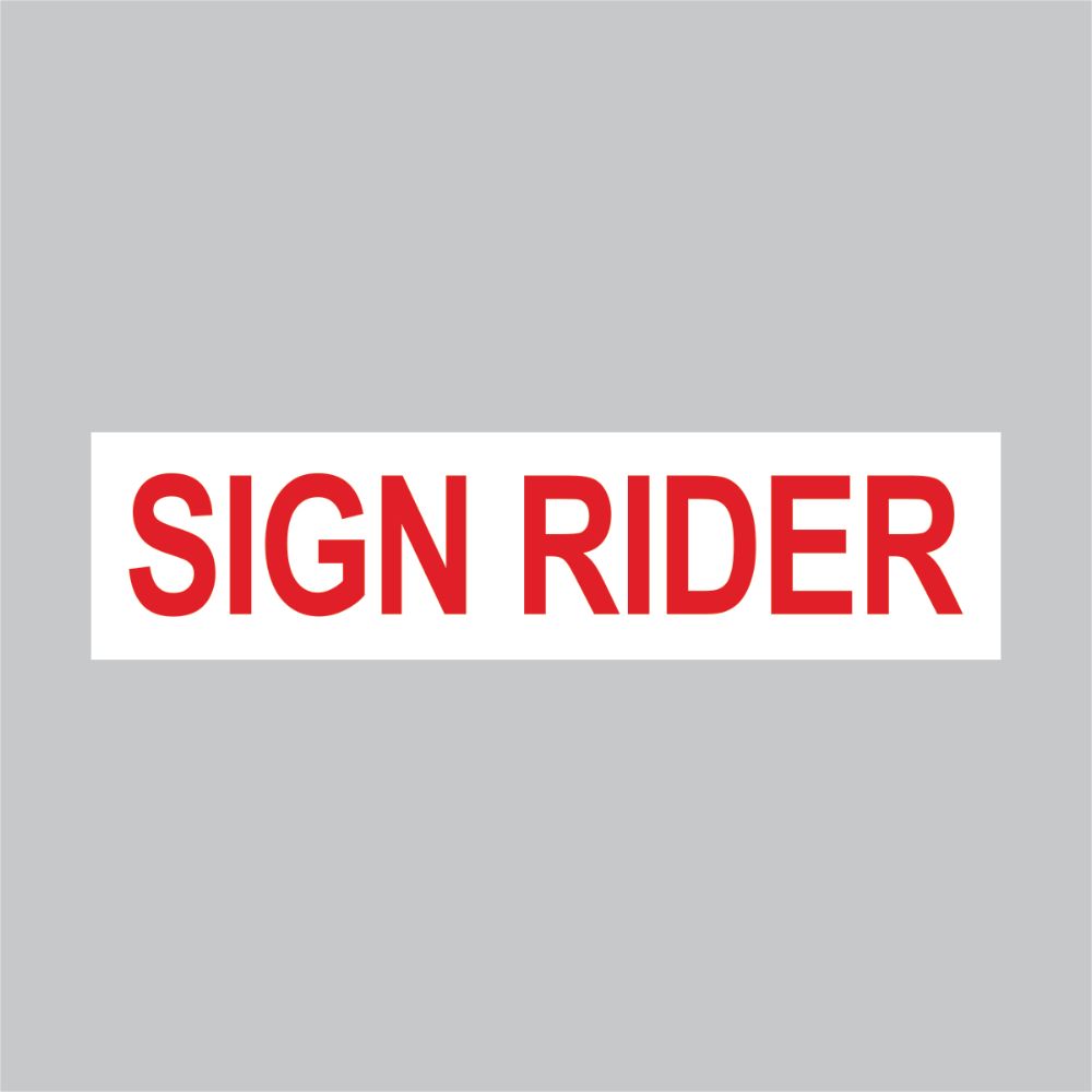 6in x 24in RIDER