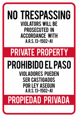12" x 18" Safety Signs