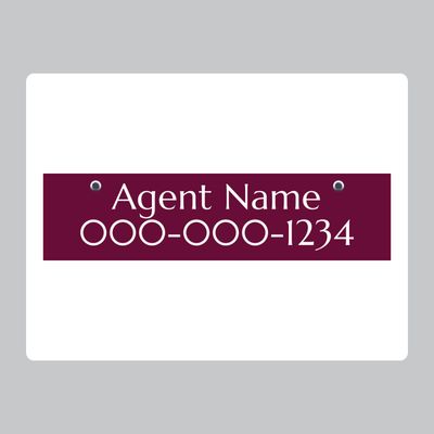 6" x 24" Coroplast 2-sided sign rider
