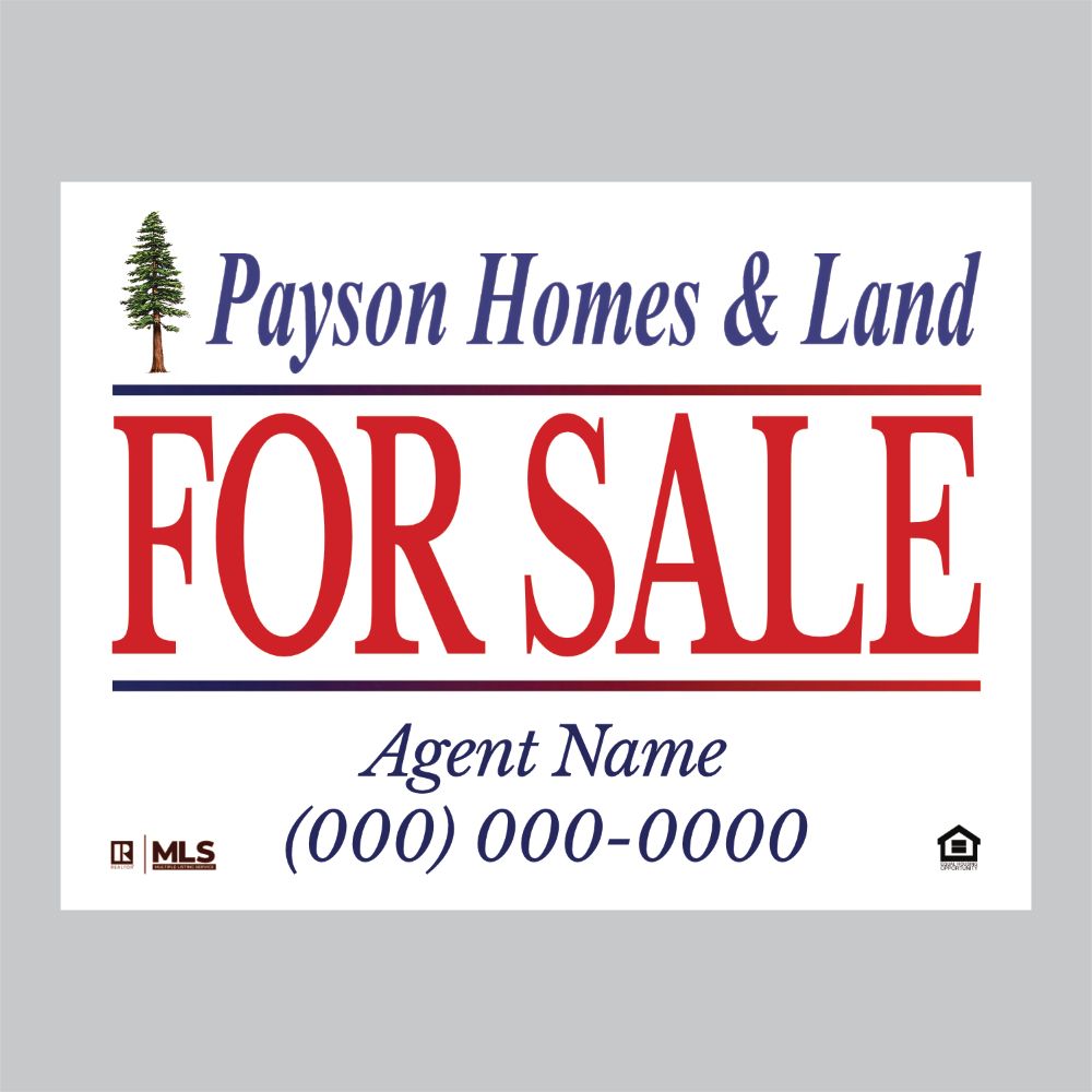 18"X24" NEW Double Sided ACM AGENT SIGN