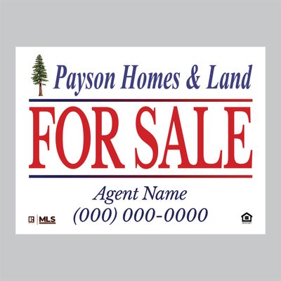18"X24" NEW Double Sided ACM AGENT SIGN