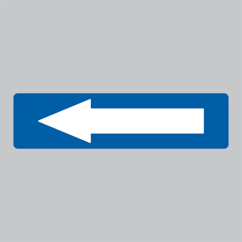 6" x 24" 2-sided 3mm ACM ARROW Sign Rider