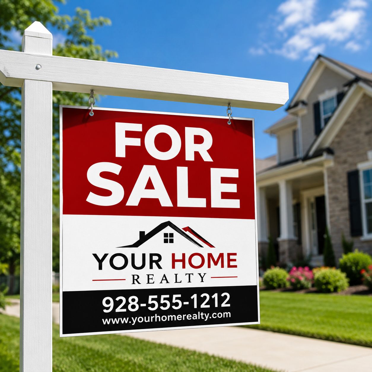 3mm ACM Double Sided Agent Sign