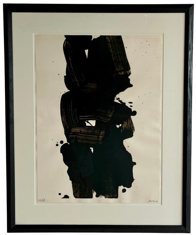 Pierre Soulages - Lithographie n°25