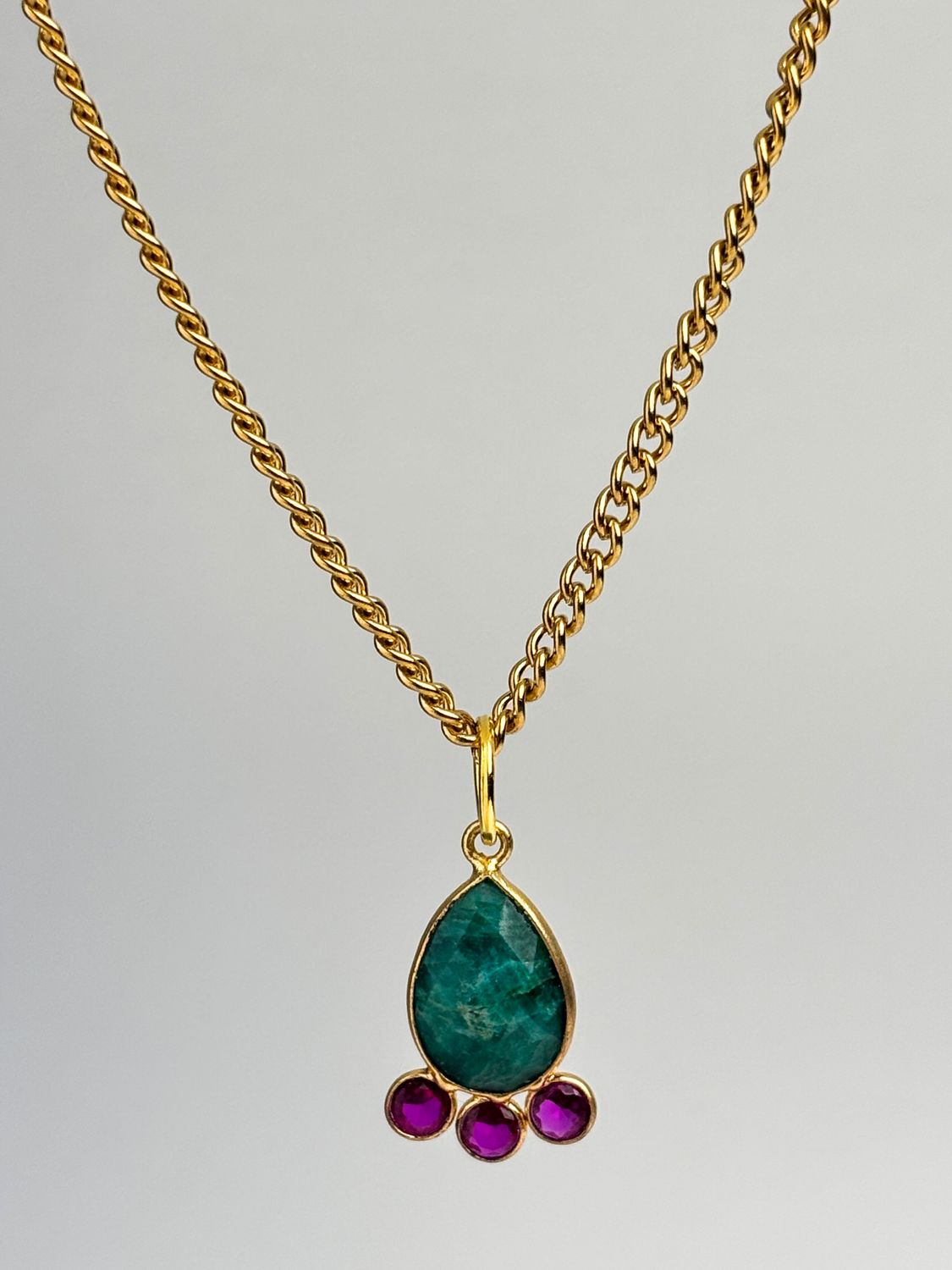 Quartz Tear Necklace