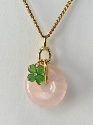 Amulet &amp; Green Jade Clover