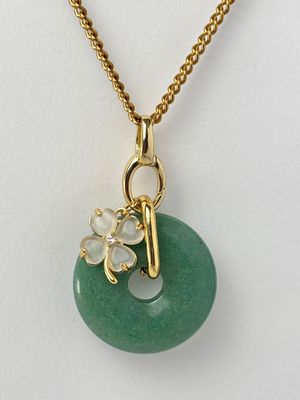 Amulet &amp; White Opal Clover