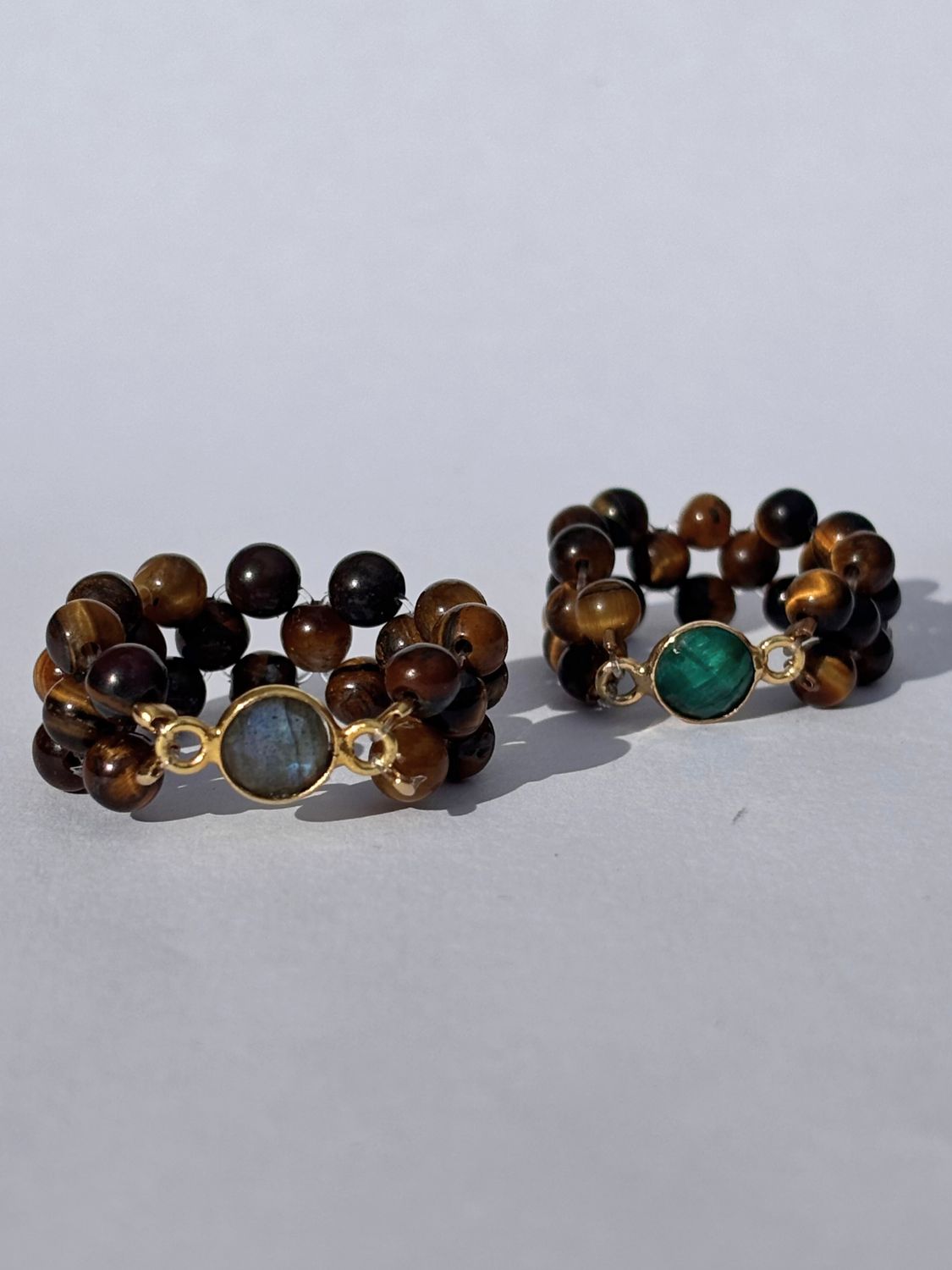 Set Wild Roots Beaded Rings