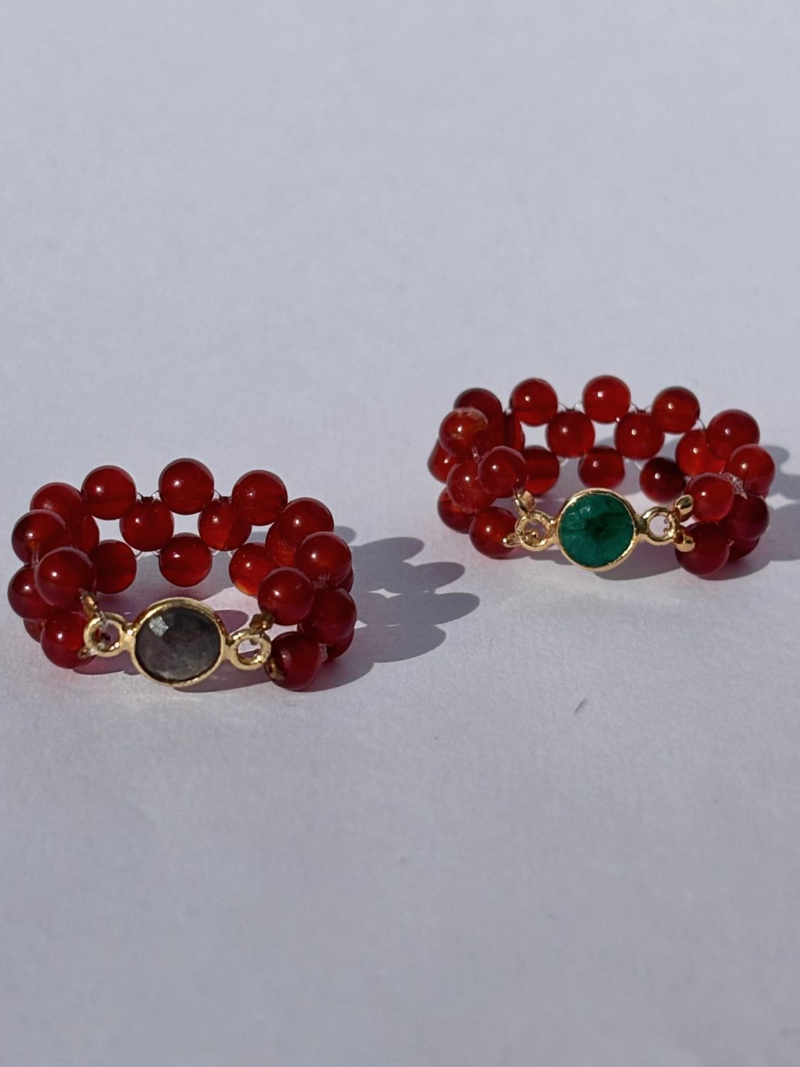 Set Sienna Beaded Rings