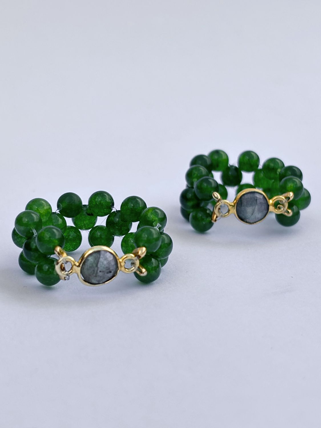 Set Arboréa Beaded Rings