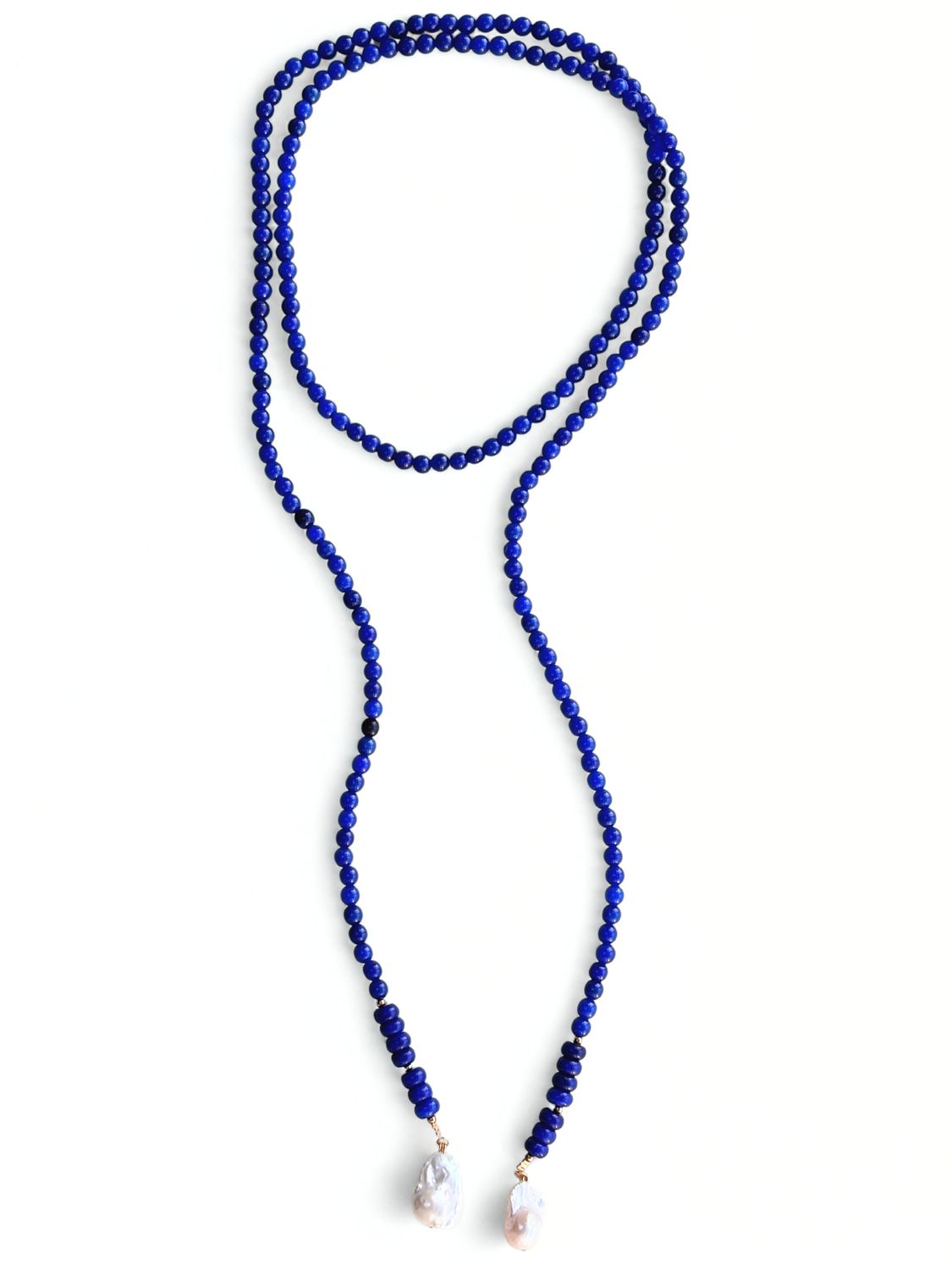Salvia Necklace in Lapis Lazulli