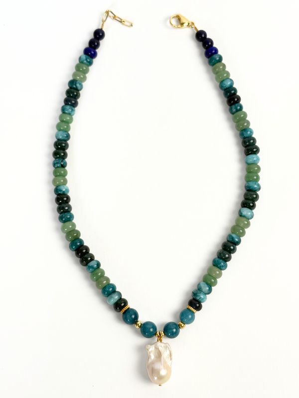 Aqua &amp; La Perla Necklace