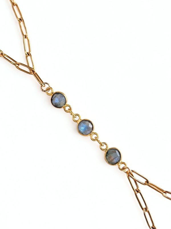 Camila Labradorite Handchain
