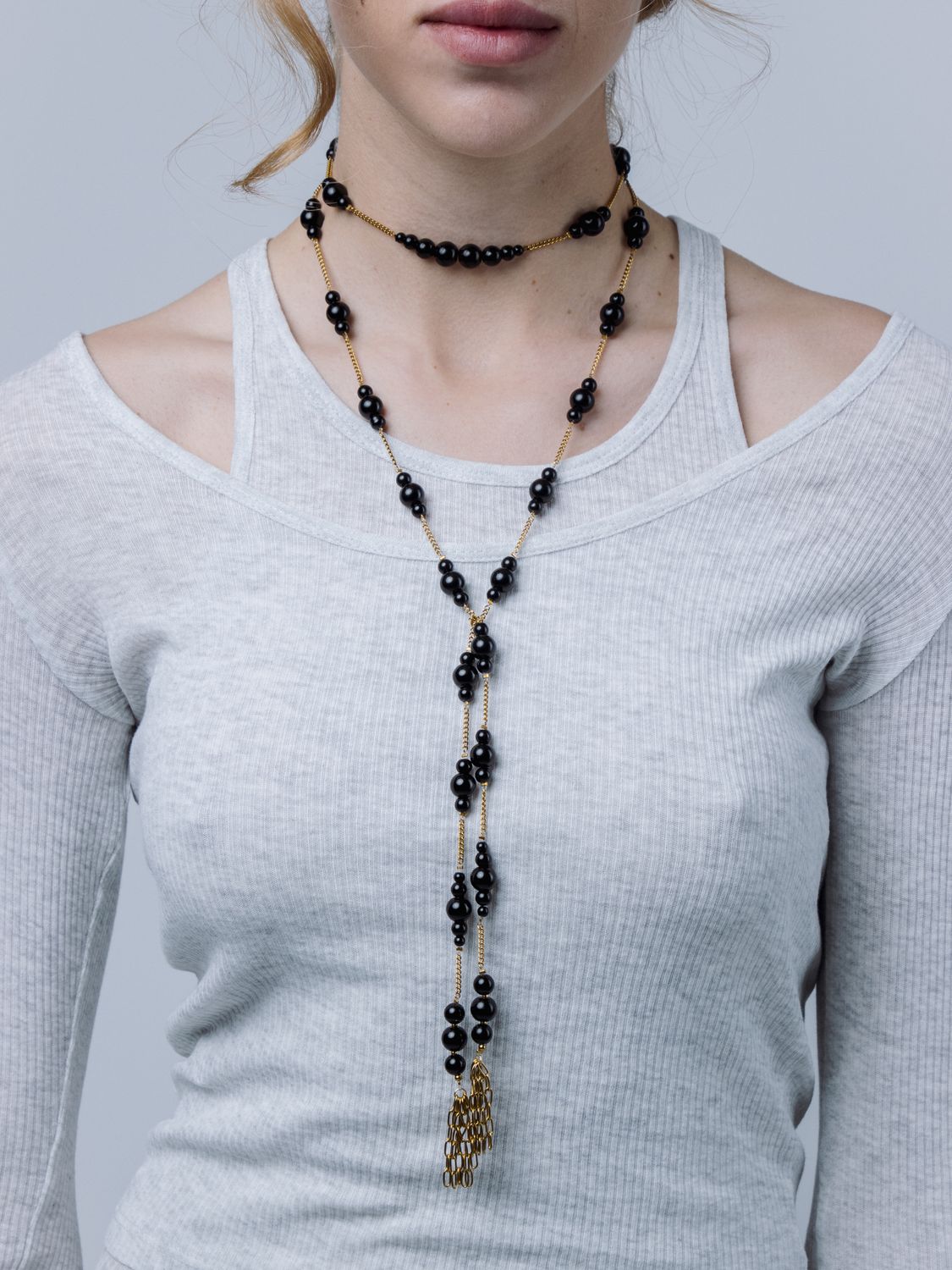 Nodus Necklace Onyx