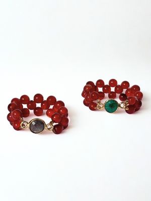 Set Sienna Beaded Rings