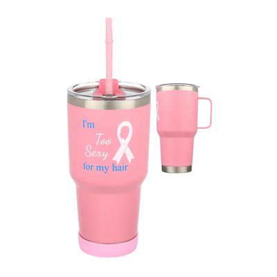 Awareness Breast Cancer 30 oz Stainless Steel Mug Awareness Breast Cancer 30 oz Stainless Steel Mug