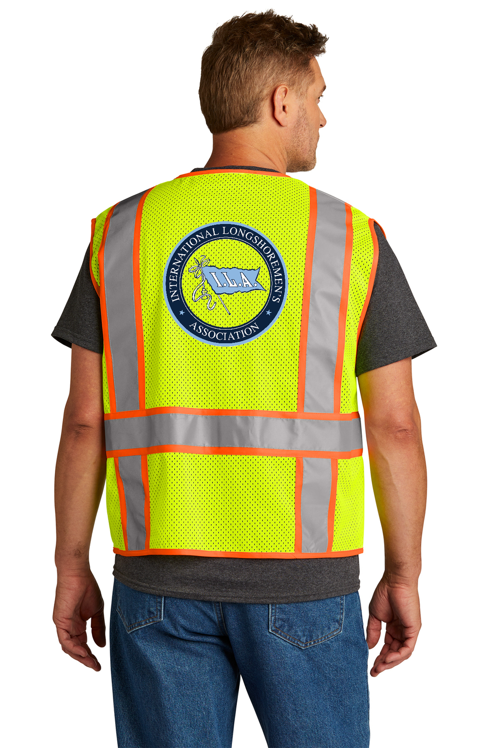 CornerStone® ANSI 107 Class 2 Mesh Zippered Two-Tone Vest