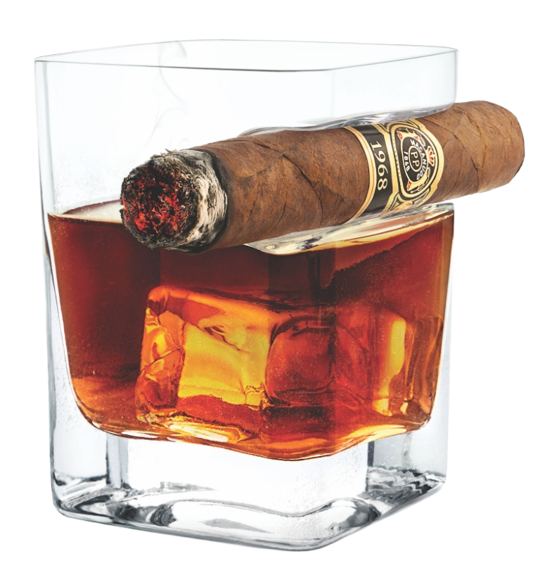 Customizable Laser Engraved Corkcicle Cigar Glass