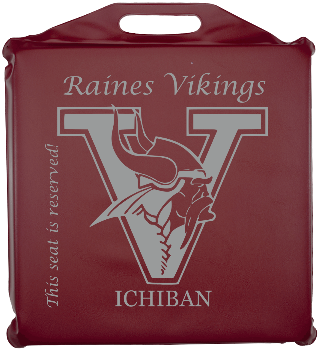 Raines Vikings Silkscreen Seat Cushion