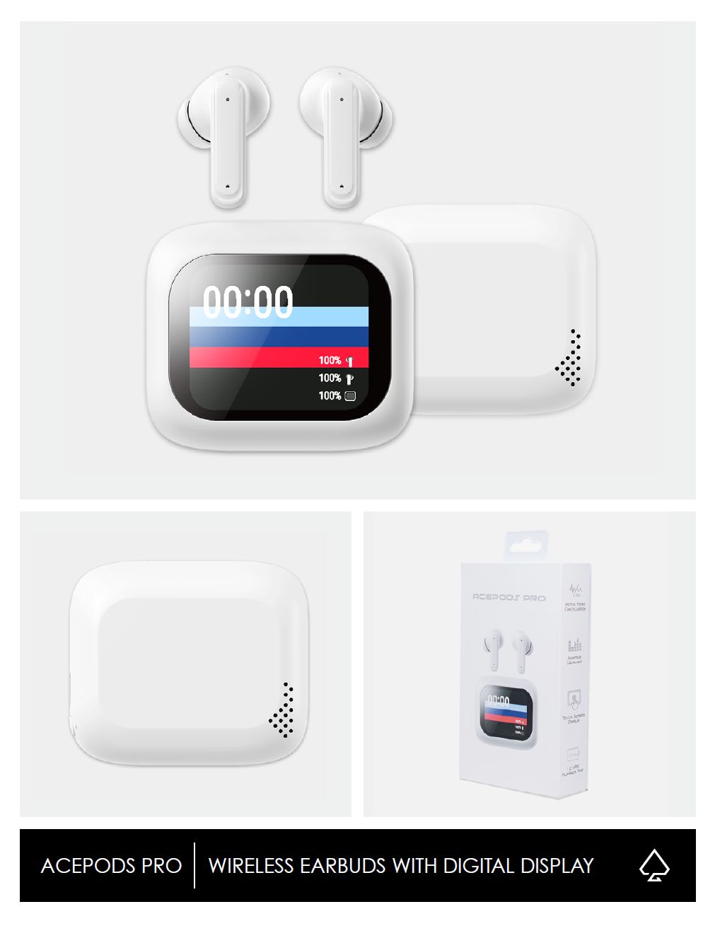 Customizable Digital Print Acepods Pro Gift Set