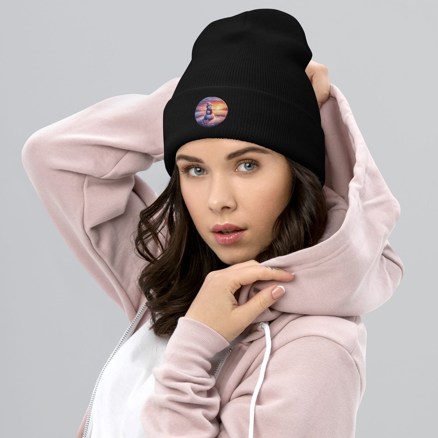 The Snowman Cuffed Beanie