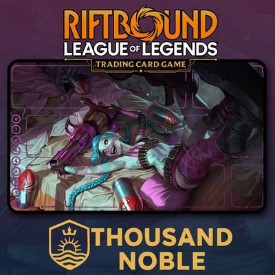 Jinx Playmat – Riftbound League of Legends TCG Mat