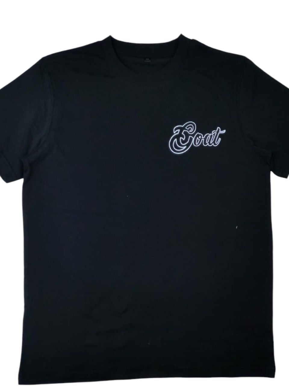 GOAT script tee black