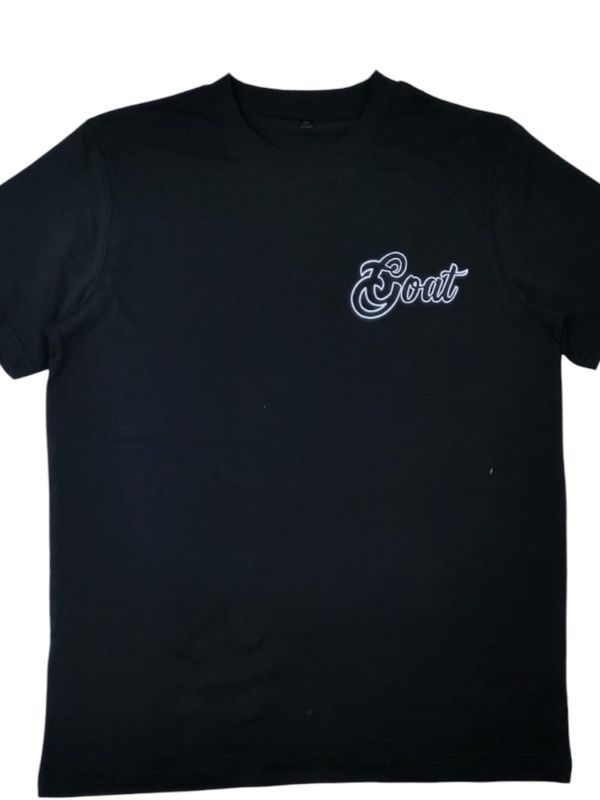 GOAT script tee black