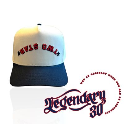 CRAZY BACKWARDS TWO STAR White/ red/ blue
