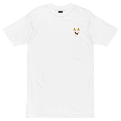 Master Chief Two-Star Goat Tee — Premium Heavyweight