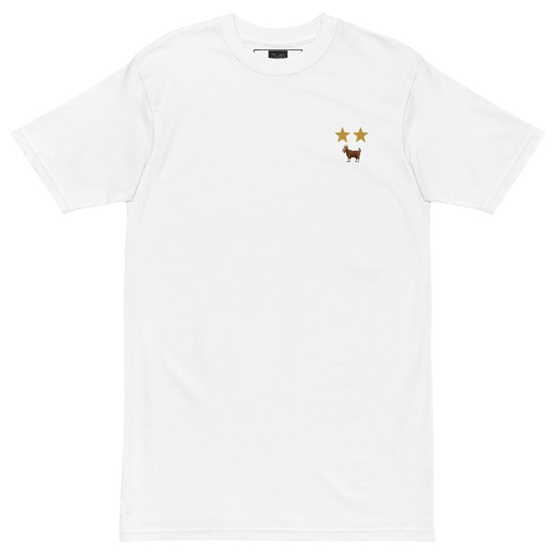 Master Chief Two-Star Goat Tee — Premium Heavyweight