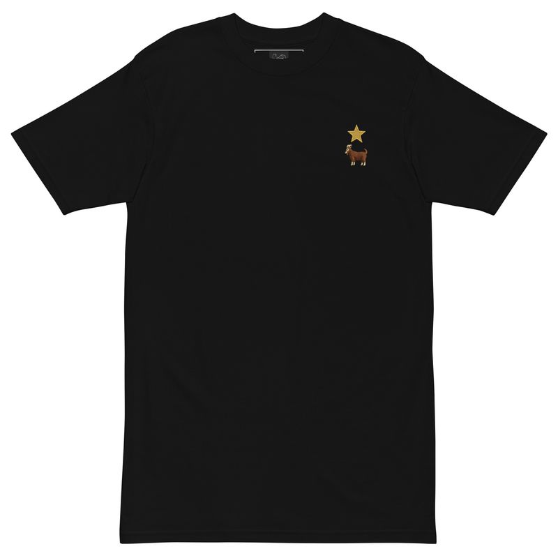 Senior Chief One-Star Goat Tee — Premium Heavyweight