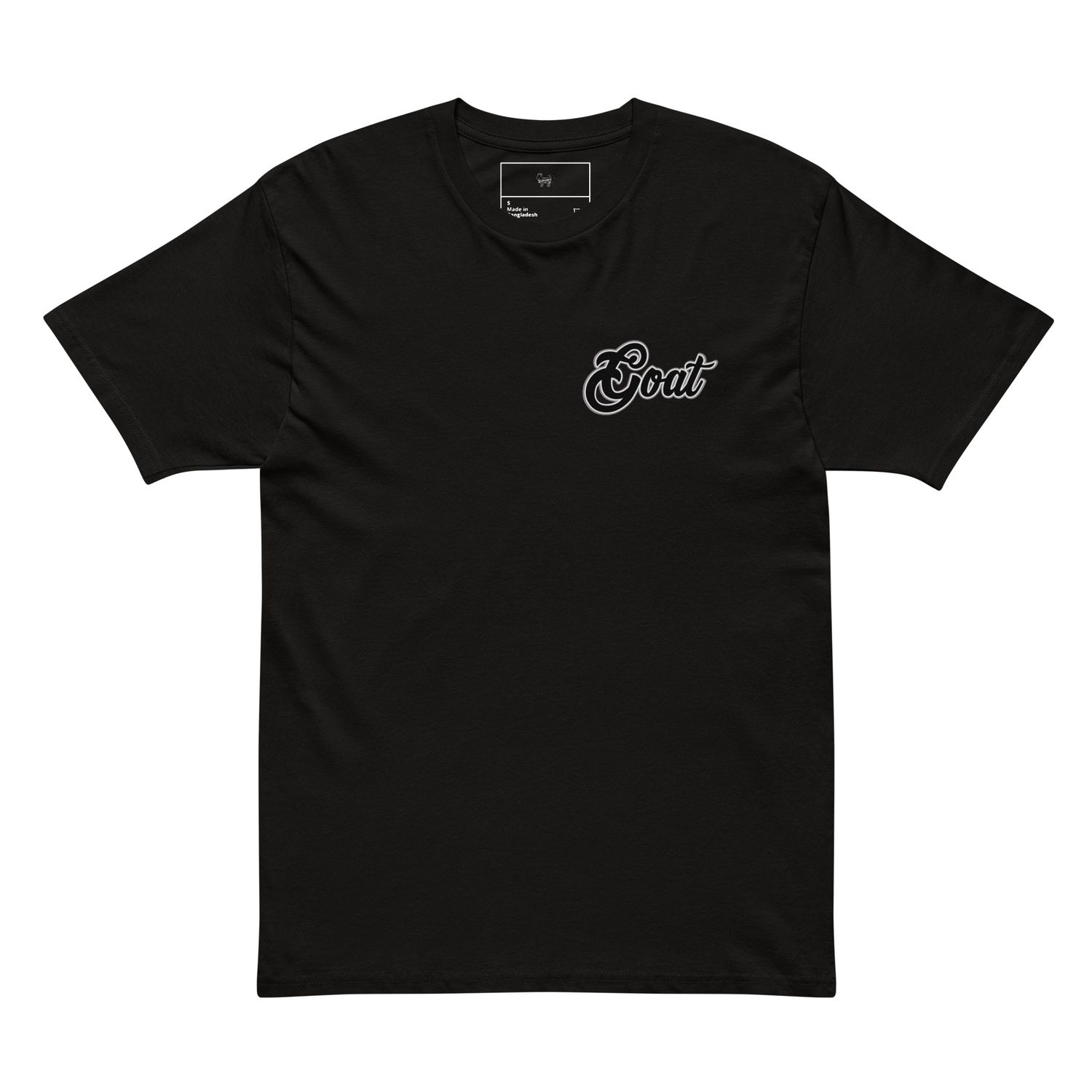 Goat Hancock Script Tee — Premium Short Sleeve