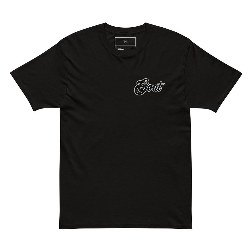 Goat Hancock Script Tee — Premium Short Sleeve