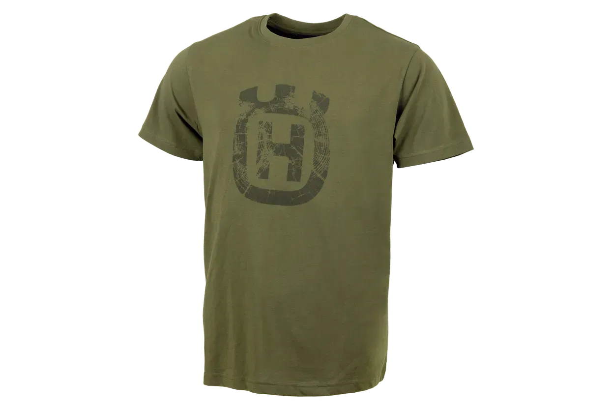 Husqvarna Xplorer T-Shirt Short Sleeve Unisex Tree Ring Crown