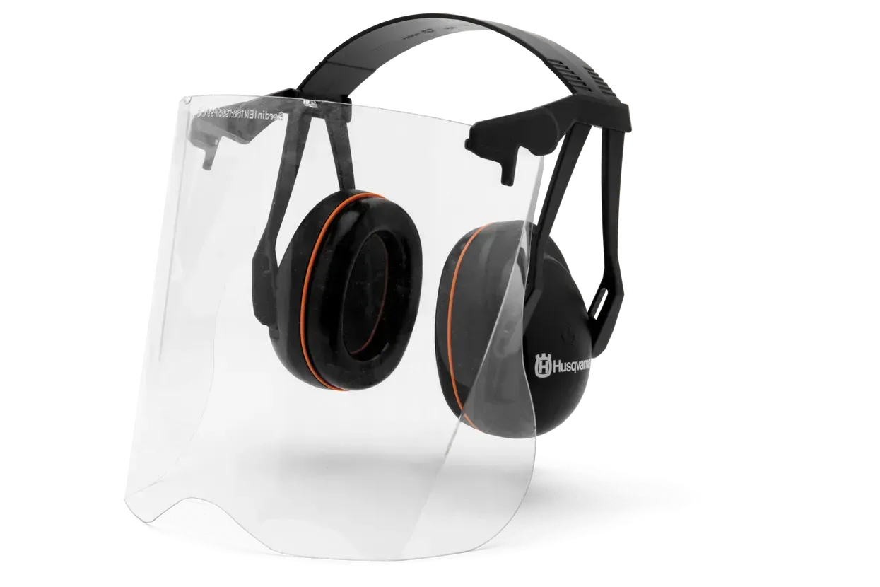 Garden Earmuff with Perspex Visor
