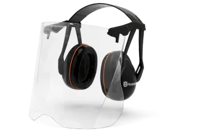 Garden Earmuff with Perspex Visor
