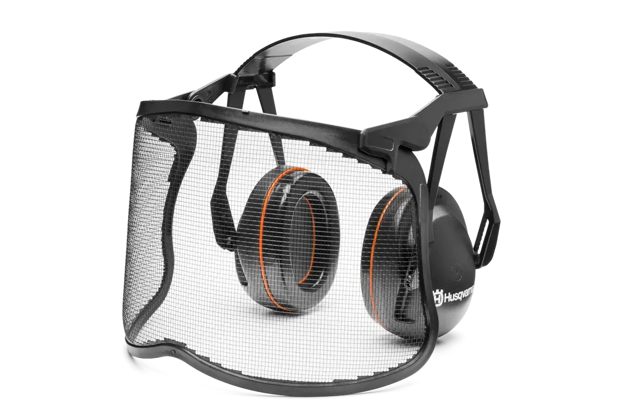 Garden Earmuff with mesh visor