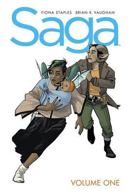 Saga Volume 1: New Edition - by Brian K Vaughan (Paperback)