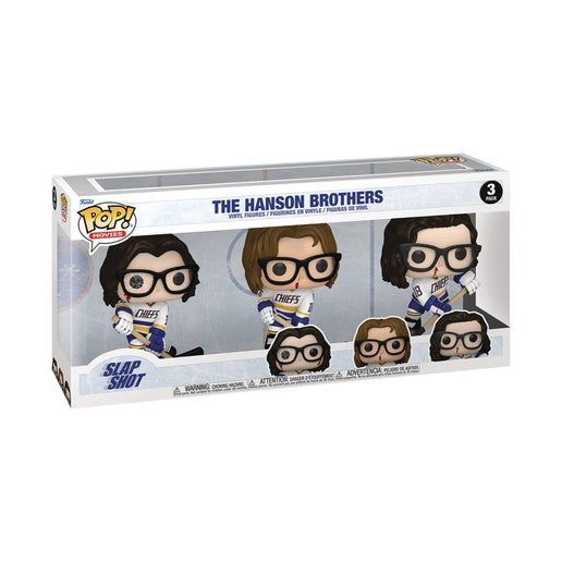 FUNKO POP: MOVIES - SLAP SHOT - THE HANSONS 3PK