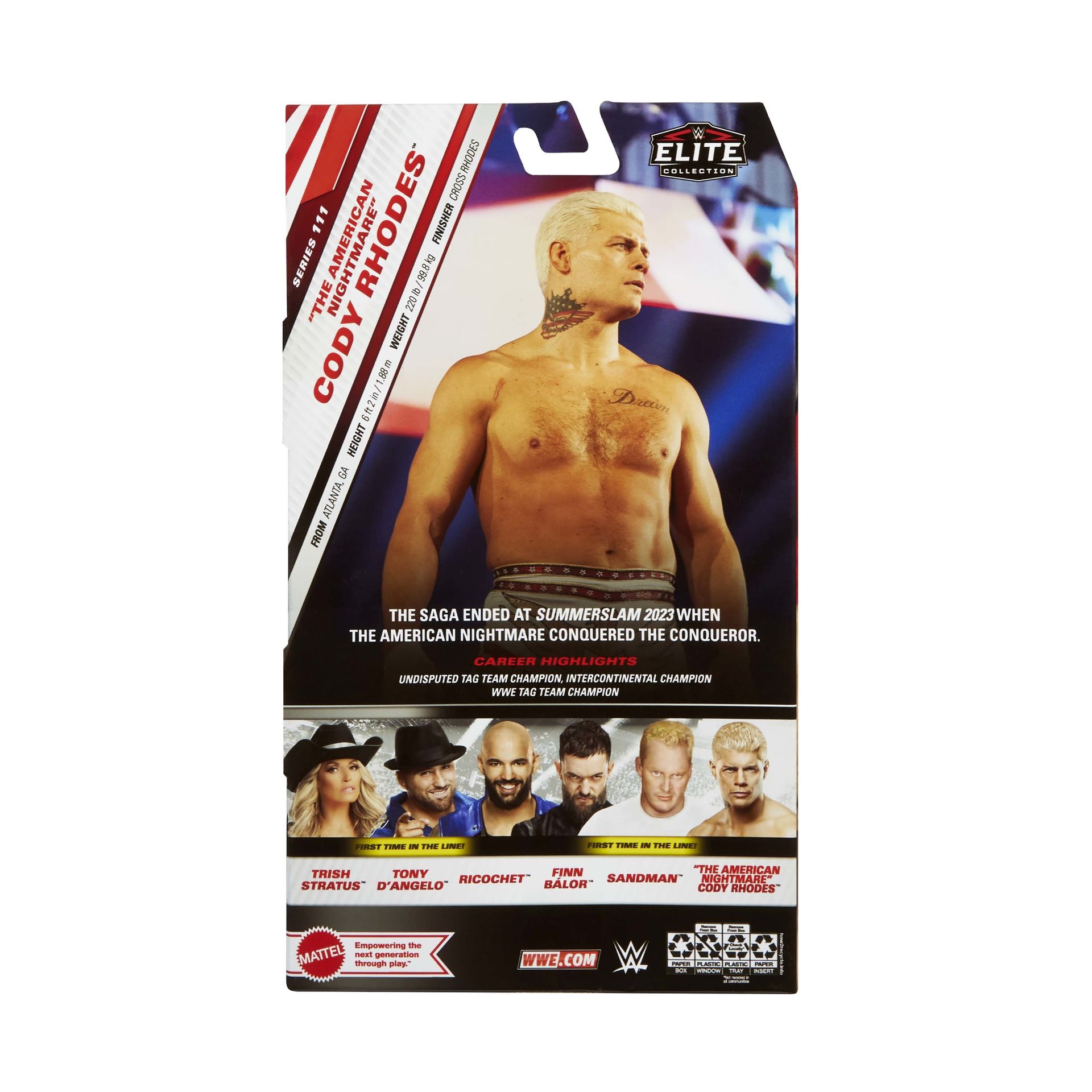 WWE ELITE COLLECTION CODY RHODES AF