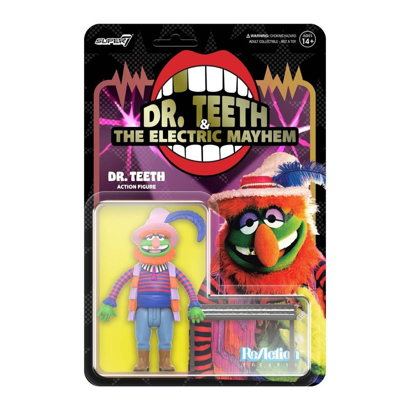 MUPPETS ELECTRIC MAYHEM BAND DR TEETH REACTION FIG