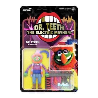 MUPPETS ELECTRIC MAYHEM BAND DR TEETH REACTION FIG