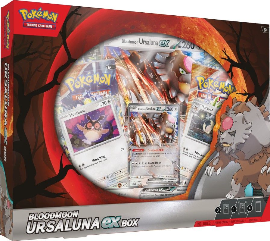 Pokémon TCG: Bloodmoon Ursaluna Ex Box