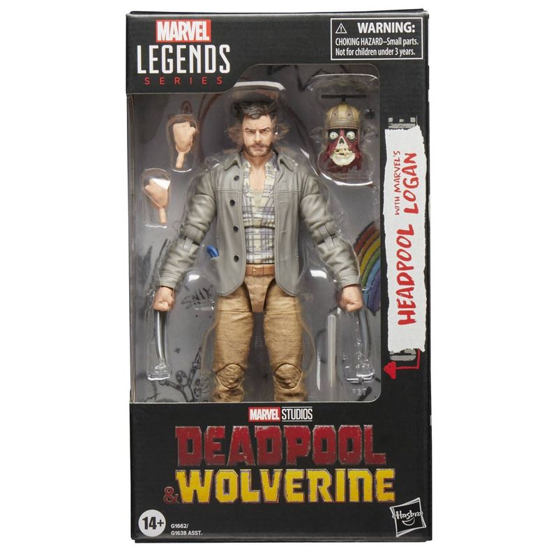 Deadpool & Wolverine Marvel Legends: Headpool with Logan 6-Inch Action Figure