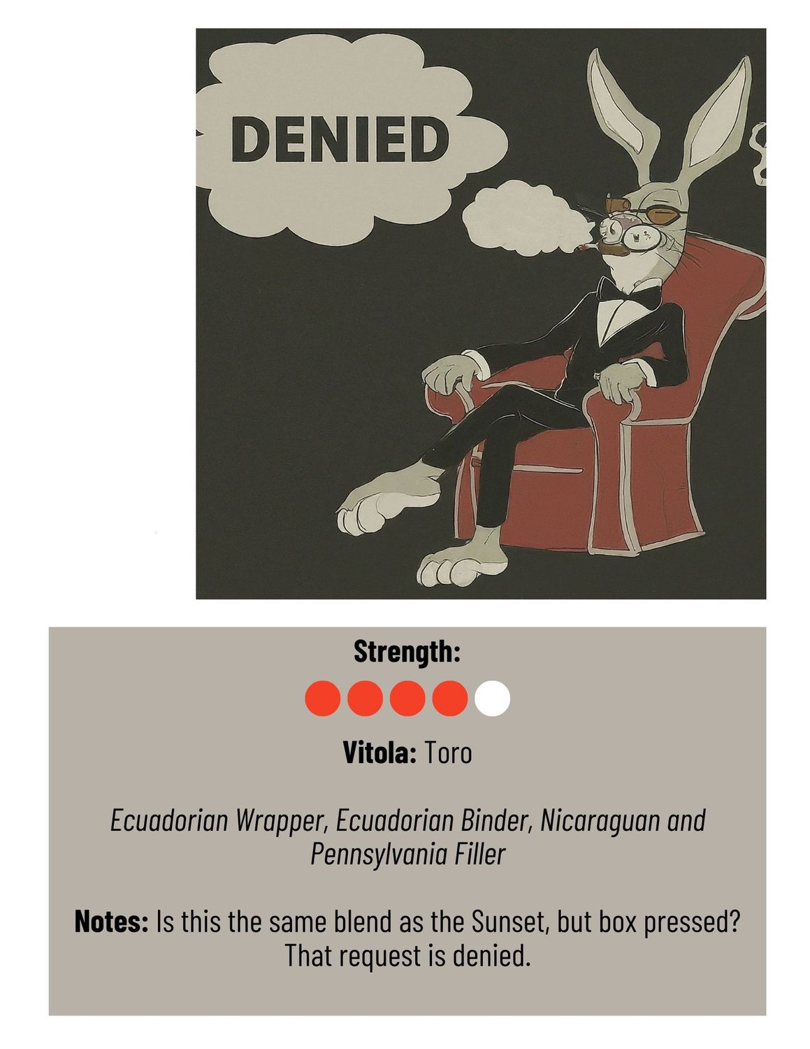 Denied Box (21 Cigars)